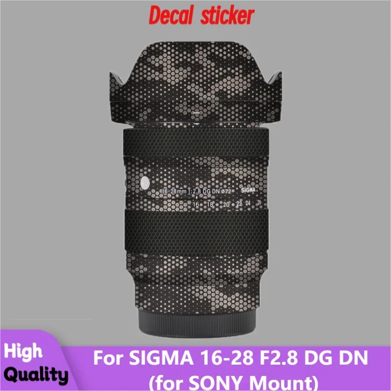 For SIGMA 16-28 F2.8 DG DN for SONY Mount Lens Body Sticker Protective Skin Decal Vinyl Wrap Film Anti-Scratch Protector Coat
For SIGMA 16-28 F2.8 DG DN for SONY Mount Lens Body Sticker Protective Skin Decal Vinyl Wrap Film Anti-Scratch Protector Coat