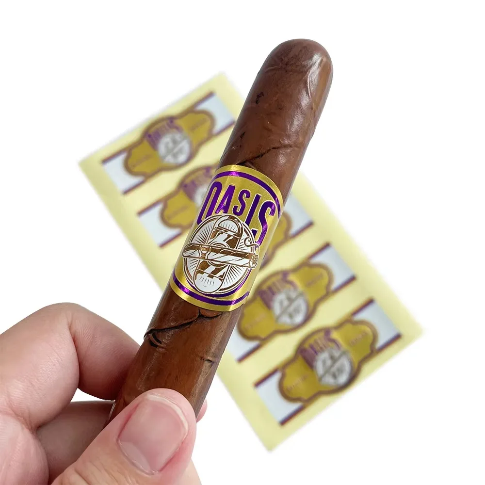 Custom Cigar Band Labels|3D Embossed|Gold Foil Stamping
Custom Cigar Band Labels|3D Embossed|Gold Foil Stamping