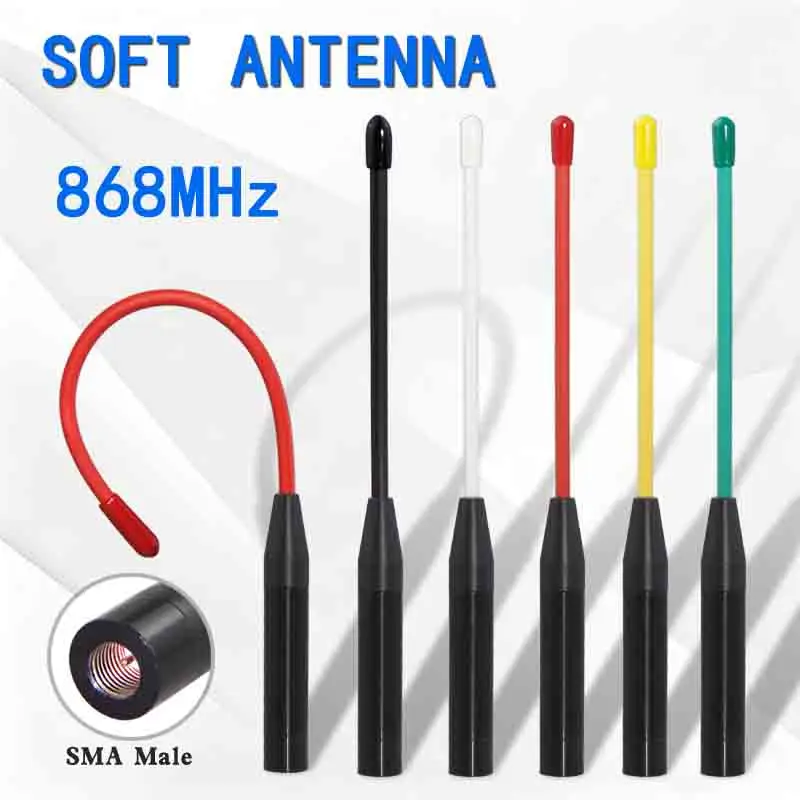 LoRa 868MHz 915MHz Soft antenna For Meshtastic Heltec V3 & V4 ESP 32 Long Range SMA Male Omni Antenna colours
LoRa 868MHz 915MHz Soft antenna For Meshtastic Heltec V3 & V4 ESP 32 Long Range SMA Male Omni Antenna colours