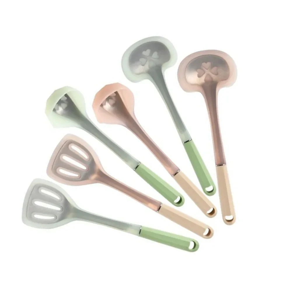 Silicone Spatula With Stainless Steel Core Flexible Nonstick Safe For Turner For Egg Pancake Frying Kitchen Cooking Utensil Tool
Silicone Spatula With Stainless Steel Core Flexible Nonstick Safe For Turner For Egg Pancake Frying Kitchen Cooking Utensil Tool