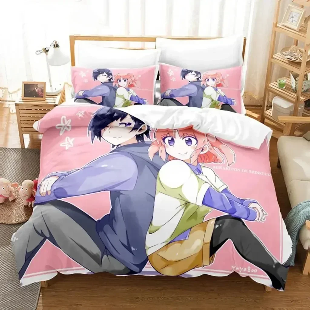 Anime Engaged To The Unidentified Printed Bed Set Duvet Cover Pillowcase Bedding Set Bed Linen Sheet Quilt Cover Queen King Size
Anime Engaged To The Unidentified Printed Bed Set Duvet Cover Pillowcase Bedding Set Bed Linen Sheet Quilt Cover Queen King Size