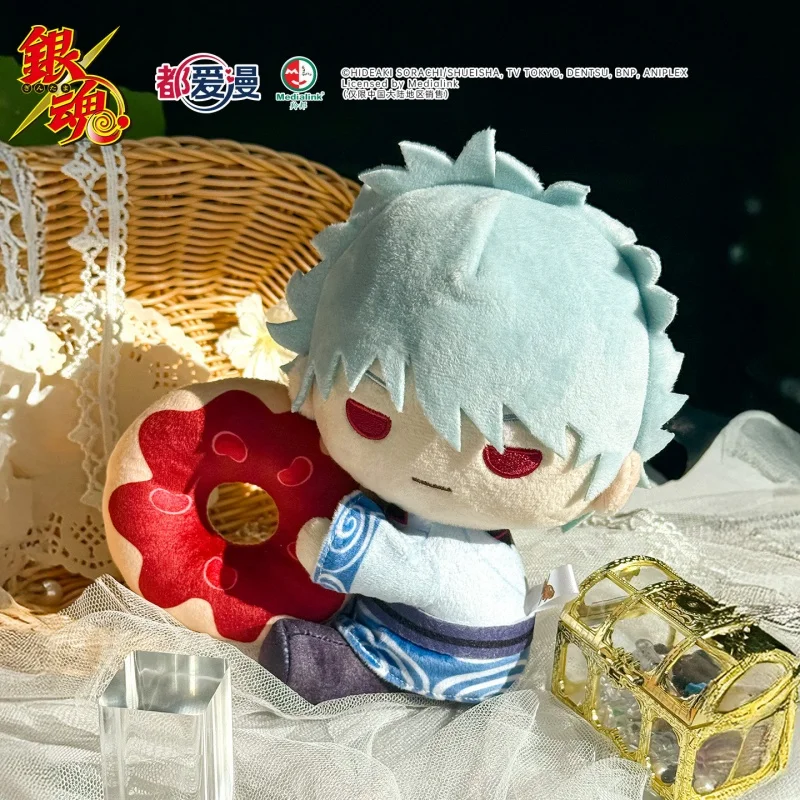 Официальная плюшевая кукла Douaiman Gintama Q Version Кагура, аниме-игрушка, сидящая на пончике Гинтоки, для коллекции фанатов
Официальная плюшевая кукла Douaiman Gintama Q Version Кагура, аниме-игрушка, сидящая на пончике Гинтоки, для коллекции фанатов