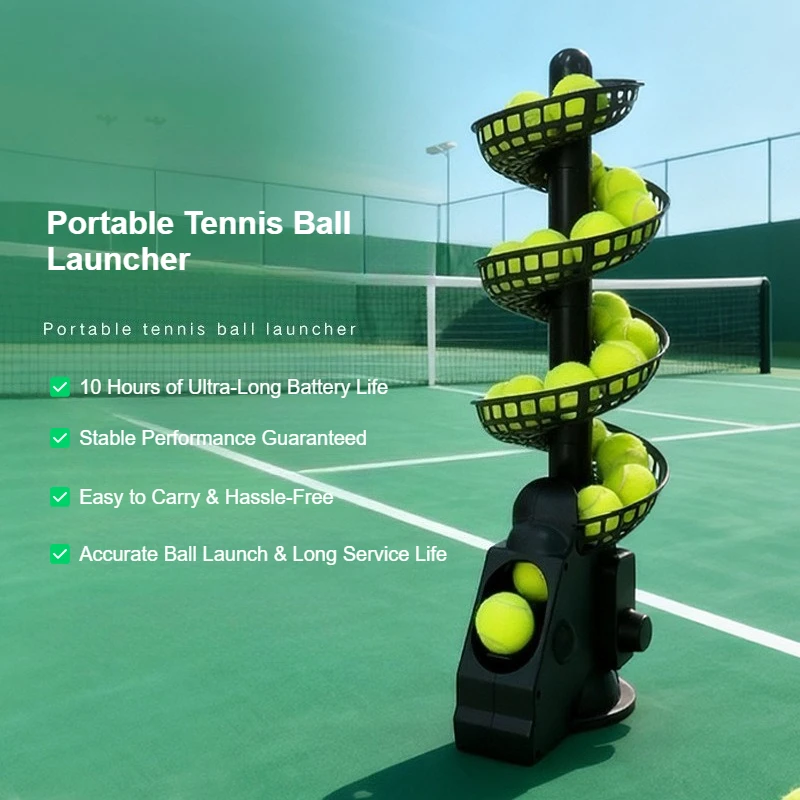 New Portable Automatic Tennis Launcher Machine,Multi Track Design Long Standby,3 Shooting Modes Tennis Training Equipment
New Portable Automatic Tennis Launcher Machine,Multi Track Design Long Standby,3 Shooting Modes Tennis Training Equipment