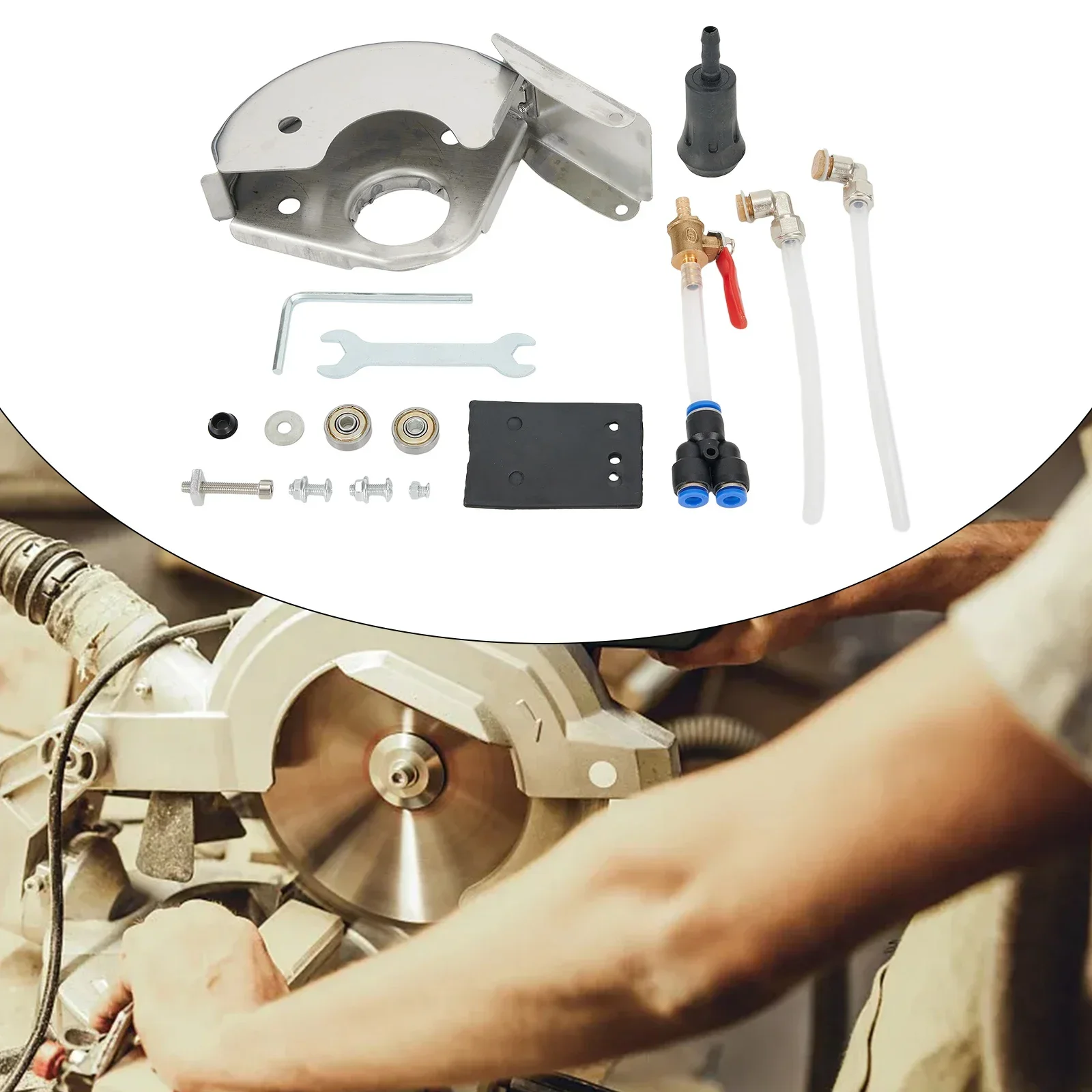 Dustproof and Waterproof Angle Grinder Shield Set, Safer and More Efficient, Sturdy Stainless Steel Construction
Dustproof and Waterproof Angle Grinder Shield Set, Safer and More Efficient, Sturdy Stainless Steel Construction