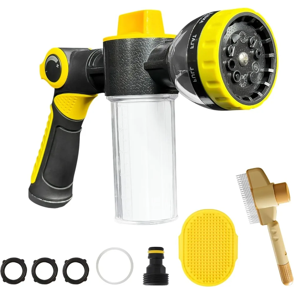 Насадка для шланга для мытья собак, распылитель мыла 10-в-1, современная насадка для садового шланга с дозатором мыла объемом 100 куб.см, принадлежности для мытья собак с собакой
Насадка для шланга для мытья собак, распылитель мыла 10-в-1, современная насадка для садового шланга с дозатором мыла объемом 100 куб.см, принадлежности для мытья собак с собакой