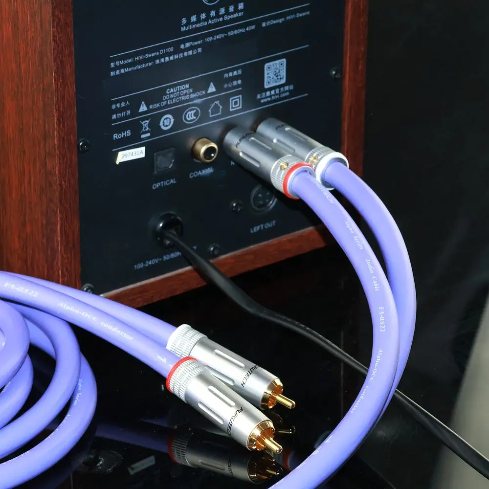 Furutech α22 Audiophile Signal Cable α-OFC Single Crystal Copper Anti-interference HiFi Audio Line For Home Theater Sound Syst
Furutech α22 Audiophile Signal Cable α-OFC Single Crystal Copper Anti-interference HiFi Audio Line For Home Theater Sound Syst