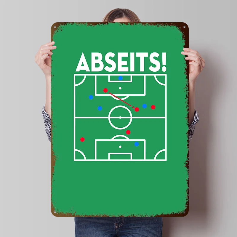 Football Funny Football Tinplate Poster Customized Wall Art Vintage Metal Signs Retro Tin Plaque for Decoration Home Decor Items
Football Funny Football Tinplate Poster Customized Wall Art Vintage Metal Signs Retro Tin Plaque for Decoration Home Decor Items