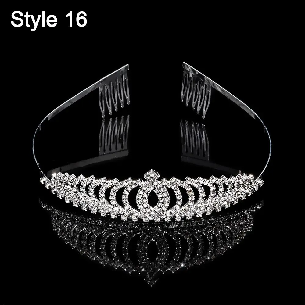 Women Girls Rhinestones Crystal Headdress Princess Tiara Headpieces Fashion Hair Accessories Crown Headbands
Women Girls Rhinestones Crystal Headdress Princess Tiara Headpieces Fashion Hair Accessories Crown Headbands