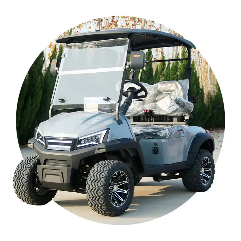 Commercial Electric Club Car Golf Cart, 4 Wheel 2 Seater Mini Golf Buggy, Battery Powered Vehicle for Resort Farm Beach
Commercial Electric Club Car Golf Cart, 4 Wheel 2 Seater Mini Golf Buggy, Battery Powered Vehicle for Resort Farm Beach