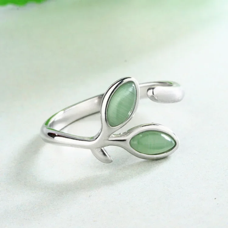 925 Sterling Silver Foliage Adjustable Rings For Women Girls Wedding Luxury Quality Jewelry Accessories Wholesale Jewellery
925 Sterling Silver Foliage Adjustable Rings For Women Girls Wedding Luxury Quality Jewelry Accessories Wholesale Jewellery