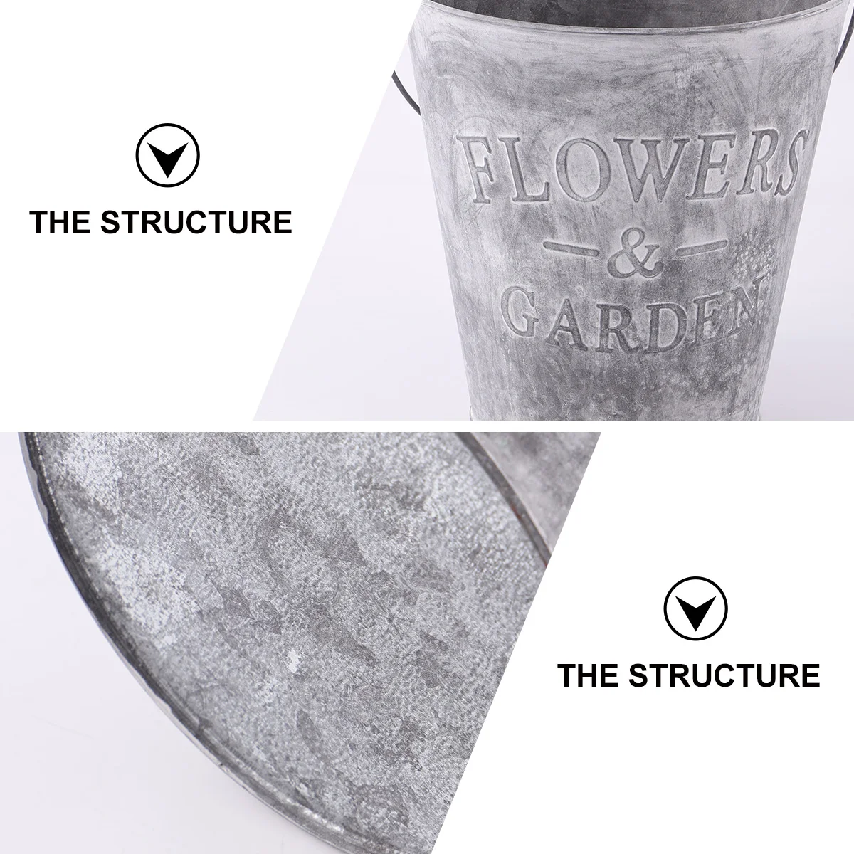 Iron Flower Bucket Outdoor Planters Flower Bucket Metal Succulent Planter Decorative Garden Tools Yard Accessories
Iron Flower Bucket Outdoor Planters Flower Bucket Metal Succulent Planter Decorative Garden Tools Yard Accessories