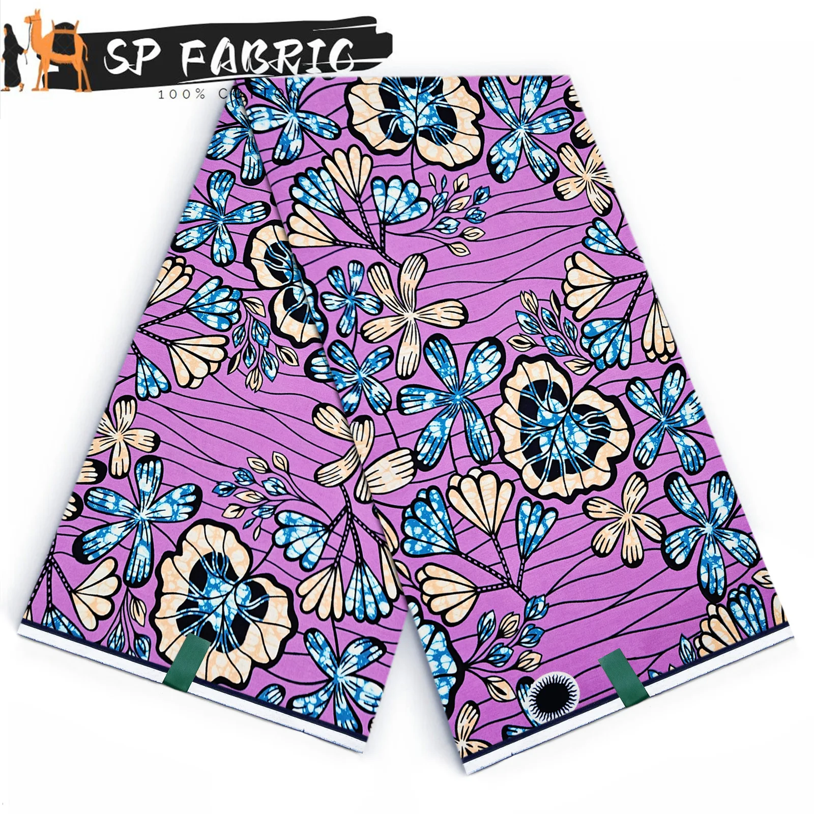 Красочная хлопчатобумажная ткань с африканским восковым принтом, ткань в стиле батик 6 ярдов, ткань для шитья женских платьев, праздничная официальная одежда 
Красочная хлопчатобумажная ткань с африканским восковым принтом, ткань в стиле батик 6 ярдов, ткань для шитья женских платьев, праздничная официальная одежда