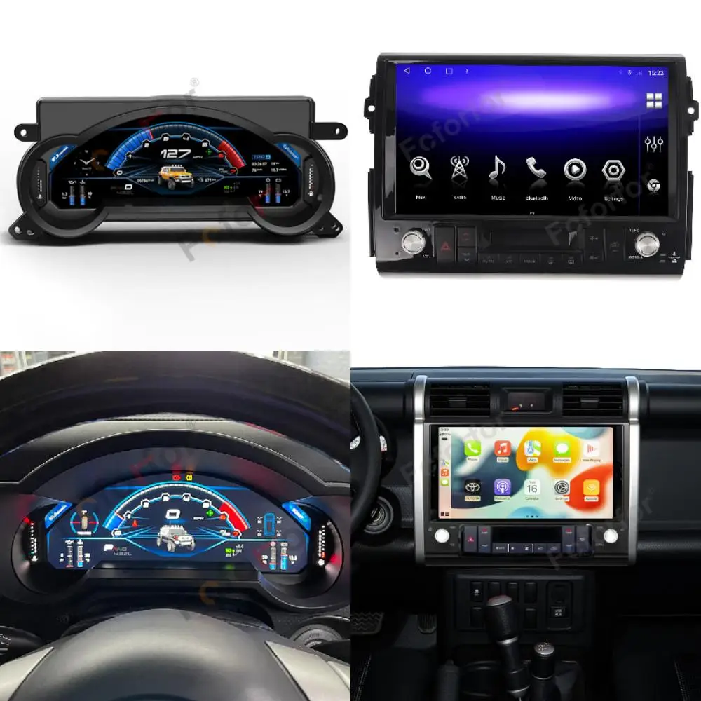 12,3 цифровая кластерная кабина для Toyota Land Fj Cruiser 2007-2019, панель приборной панели, автомобильный прибор, Speedmeter, экран Android
12,3 цифровая кластерная кабина для Toyota Land Fj Cruiser 2007-2019, панель приборной панели, автомобильный прибор, Speedmeter, экран Android