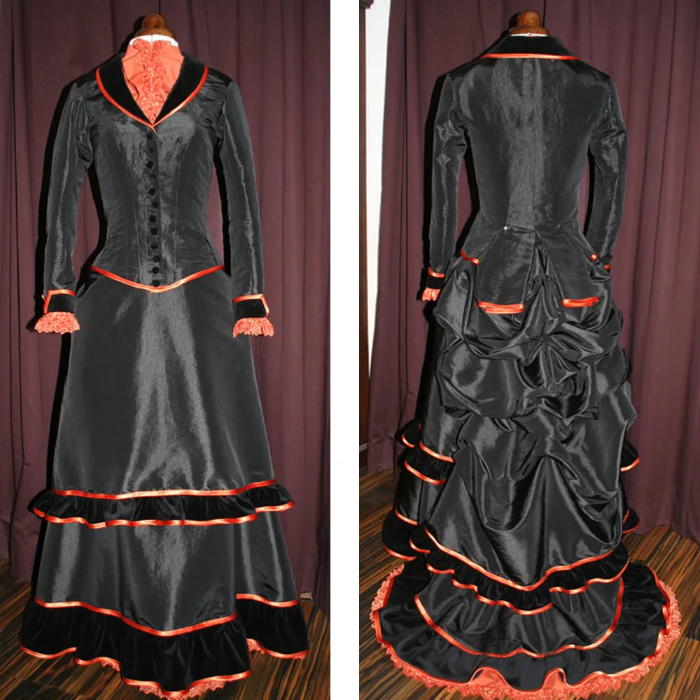 Women's Victorian Vintage Bustle Ball Gown Dresses Medieval 18th Century Tea Party Outfit Fancy Renaissiance Dress
Women's Victorian Vintage Bustle Ball Gown Dresses Medieval 18th Century Tea Party Outfit Fancy Renaissiance Dress