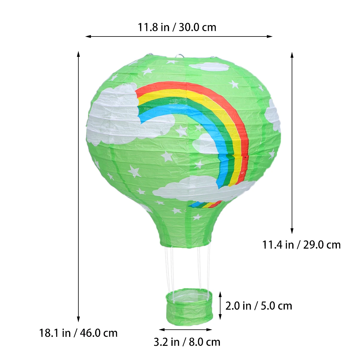 6PCS Rainbow Paper Lightweight Safe Decorative Hanging Party Wedding Market Kindergarten Colorful Lighting
6PCS Rainbow Paper Lightweight Safe Decorative Hanging Party Wedding Market Kindergarten Colorful Lighting
