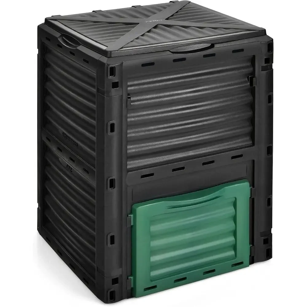 80 Gallon Outdoor Compost Bin with Lid for Kitchen and Garden Waste, Creates Rich Soil
80 Gallon Outdoor Compost Bin with Lid for Kitchen and Garden Waste, Creates Rich Soil