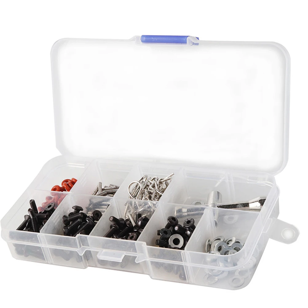 270pc Screw Storage Box Stainless Steel Screws Anti Rust Durable Screws For Rc Car D3 D4 Accessories Outdoor Small Tools
270pc Screw Storage Box Stainless Steel Screws Anti Rust Durable Screws For Rc Car D3 D4 Accessories Outdoor Small Tools