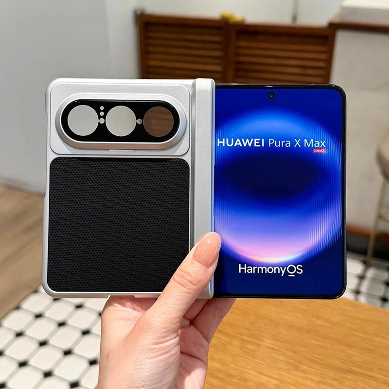 Silver Back Leather Skin Design For Huawei Pura X Max Case Protective Solid Plastic Mobile Phone Back Cover
Silver Back Leather Skin Design For Huawei Pura X Max Case Protective Solid Plastic Mobile Phone Back Cover
