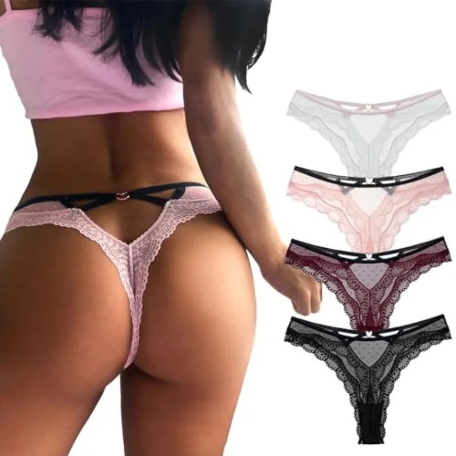 Sexy G-string Thongs for Women Cotton Panties T Back Underpants Hipster
Sexy G-string Thongs for Women Cotton Panties T Back Underpants Hipster