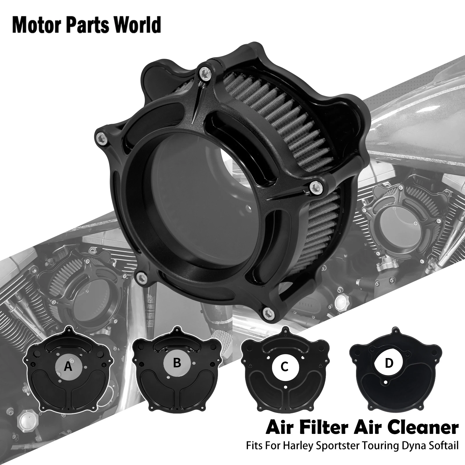 1pc Air Cleaner System Kit Motorcycle Air Filter Intake for Harley Sportster XL Iron 883 1200 Touring Road King Softail Dyna
1pc Air Cleaner System Kit Motorcycle Air Filter Intake for Harley Sportster XL Iron 883 1200 Touring Road King Softail Dyna