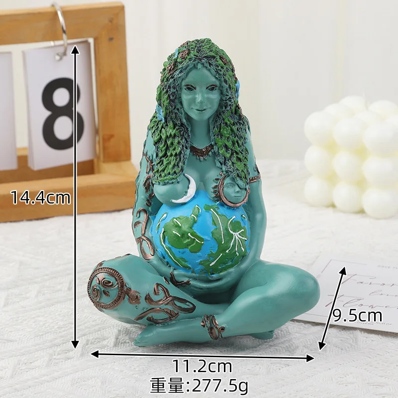 Mother Earth Resin Goddess Statue Gaia Natural Resin Sculpture Home Desktop Wine Cabinet Garden Earth Day Decoration
Mother Earth Resin Goddess Statue Gaia Natural Resin Sculpture Home Desktop Wine Cabinet Garden Earth Day Decoration