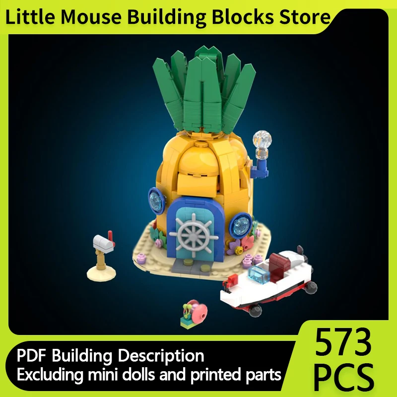 Popular Animated Series Model MOC Building Bricks Underwater Pineapple House Modular Technology Gifts Holiday Children Toys Suit
Popular Animated Series Model MOC Building Bricks Underwater Pineapple House Modular Technology Gifts Holiday Children Toys Suit