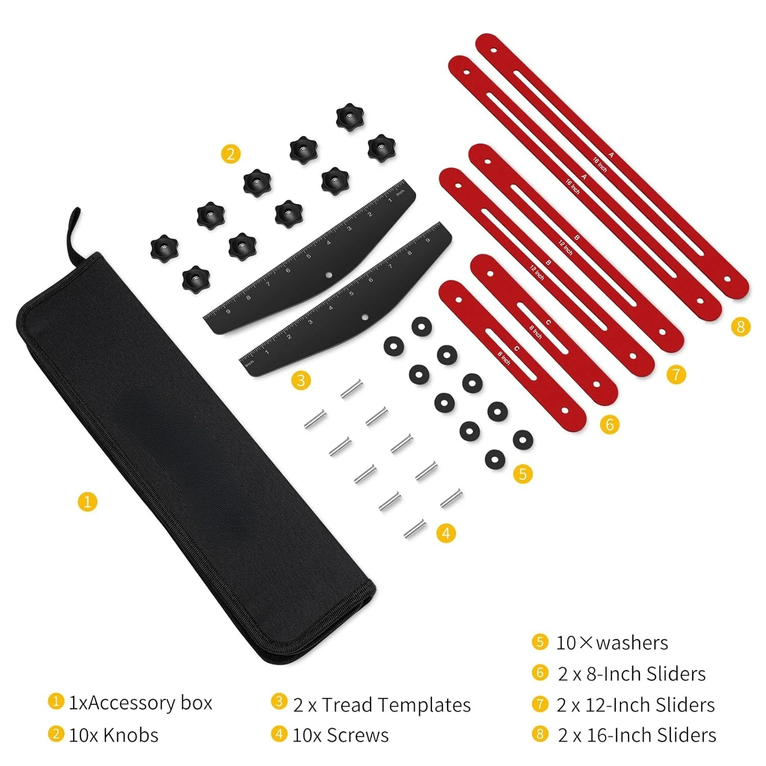 Professional Stair Tread & Measuring Template Tool, Aluminum Solid Stair Tread Gauge, Precision Template Jig
Professional Stair Tread & Measuring Template Tool, Aluminum Solid Stair Tread Gauge, Precision Template Jig