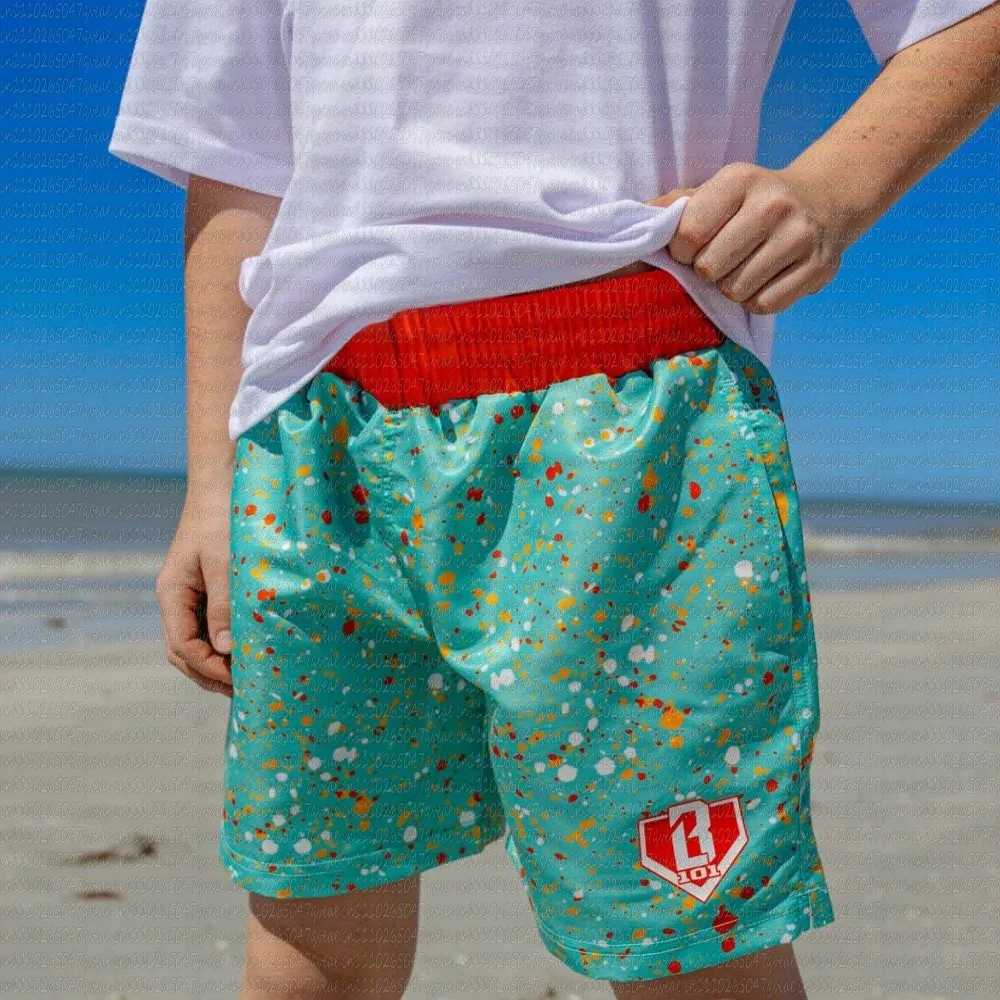 2026 Summer New Youth Shorts Baseball Lifestyle 101 Splatter Swim Trunks Oversized Breathable Quick Drying Shorts
2026 Summer New Youth Shorts Baseball Lifestyle 101 Splatter Swim Trunks Oversized Breathable Quick Drying Shorts