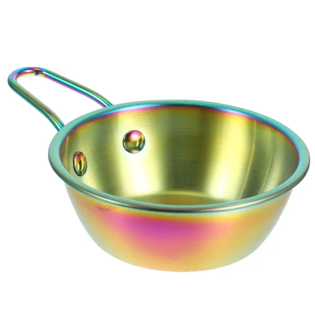 1pcs Sauce Bowls Stainless Steel Handle Korean Style Condiment Dipping Containers Round Soy Bowl Ocean Container Practical
1pcs Sauce Bowls Stainless Steel Handle Korean Style Condiment Dipping Containers Round Soy Bowl Ocean Container Practical