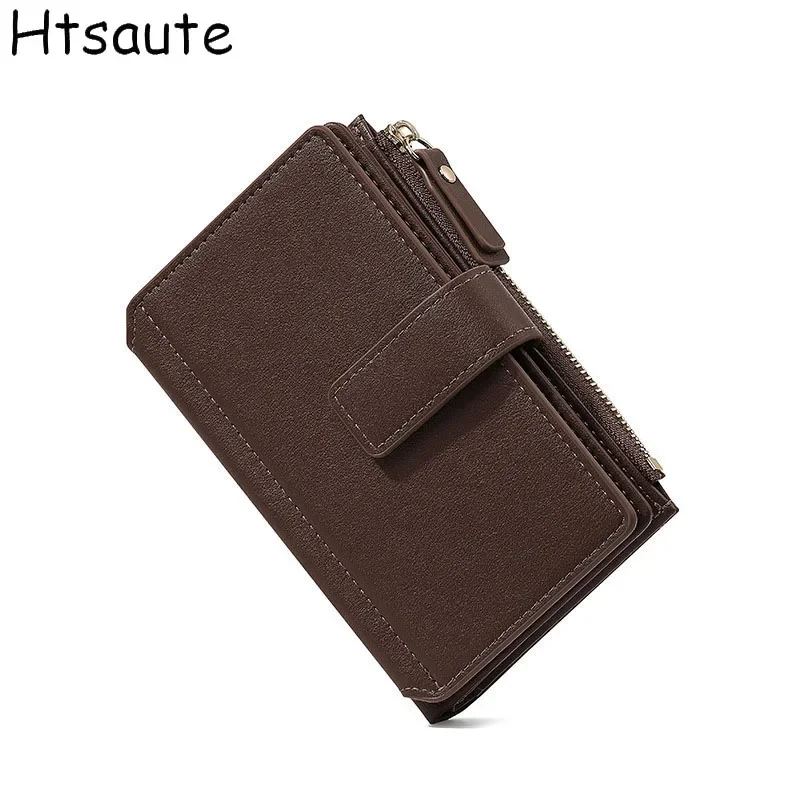 PU Leather Wallet For Women's New Solid Color Folding Card Holder Luxury Brand Ladies Small Zipper Short Coins Purses Wallet
PU Leather Wallet For Women's New Solid Color Folding Card Holder Luxury Brand Ladies Small Zipper Short Coins Purses Wallet