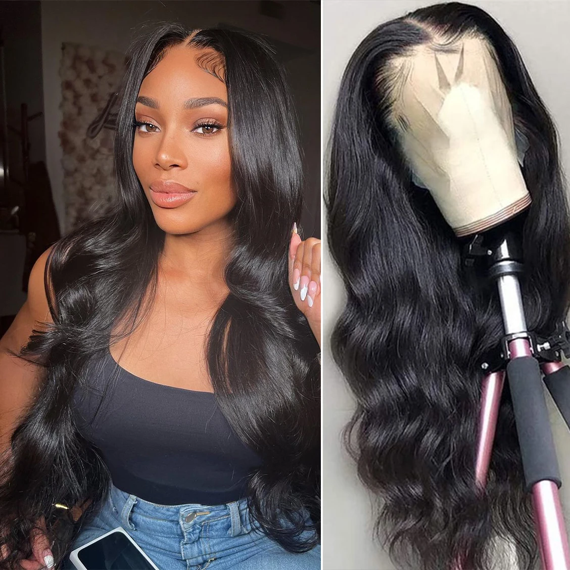 Body Wave Human Hair Wigs Pre Plucked 13x6 Hd Lace Frontal Wig For Women 13x4 Transparent Lacebrazilian Wigs On Sale
Body Wave Human Hair Wigs Pre Plucked 13x6 Hd Lace Frontal Wig For Women 13x4 Transparent Lacebrazilian Wigs On Sale