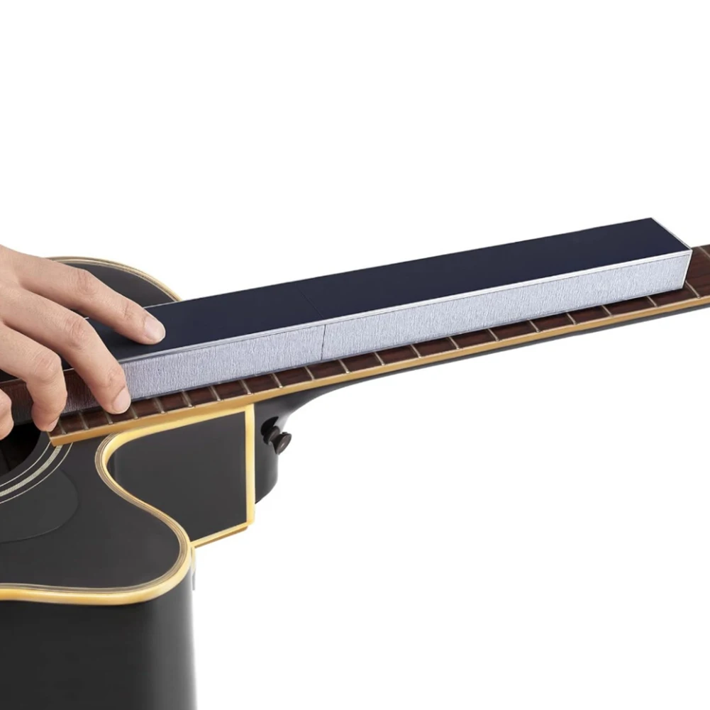 Complete Luthier Tool Kit for Guitars Features Sanding Beam Notched Straight Edge and Crowning File to Enhance Performance