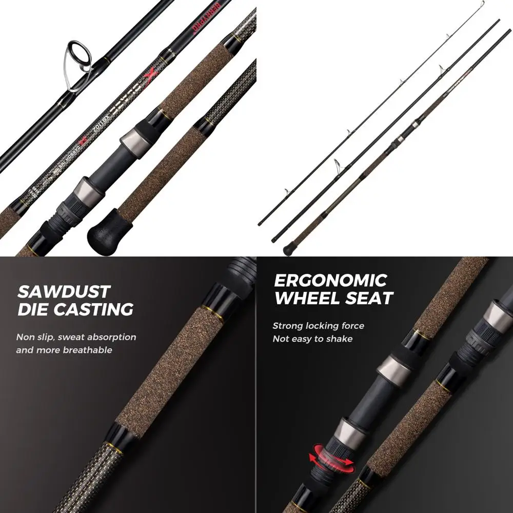 Удочка для серфинга BERRYPRO, спиннинговая удочка для серфинга из чистого углерода, графитовая удочка для серфинга (9 футов/10 футов/11 футов/12 футов)
Удочка для серфинга BERRYPRO, спиннинговая удочка для серфинга из чистого углерода, графитовая удочка для серфинга (9 футов/10 футов/11 футов/12 футов)