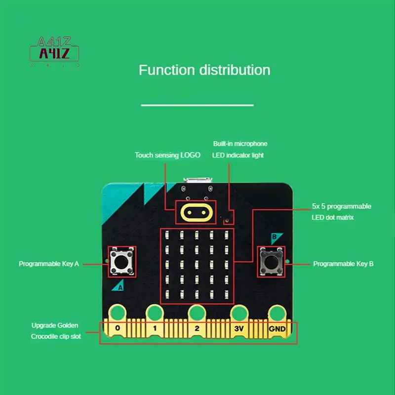 A41Z-Bbc Microbit V2.0 Motherboard An Introduction To Graphical Programming In Python For Primary And Secondary Schools
A41Z-Bbc Microbit V2.0 Motherboard An Introduction To Graphical Programming In Python For Primary And Secondary Schools
