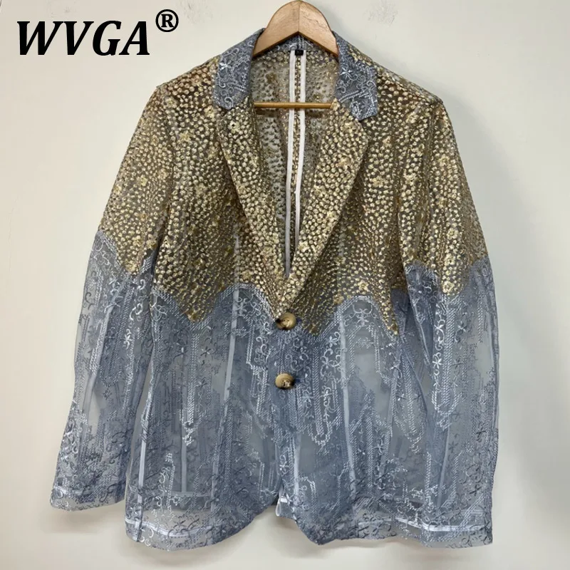 WVGA весна лето новый мужской прилив органза вышитый дизайн модный пиджак с длинными рукавами нишевый шикарный повседневный костюм-пальто Ins Y2K W10586
WVGA весна лето новый мужской прилив органза вышитый дизайн модный пиджак с длинными рукавами нишевый шикарный повседневный костюм-пальто Ins Y2K W10586