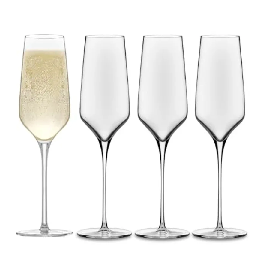 Signature Champagne Flute Glasses Set Stylish Dishwasher Safe Champagne Glasses Set of 4 Champagne Gift Set for Weddings and Ev
Signature Champagne Flute Glasses Set Stylish Dishwasher Safe Champagne Glasses Set of 4 Champagne Gift Set for Weddings and Ev