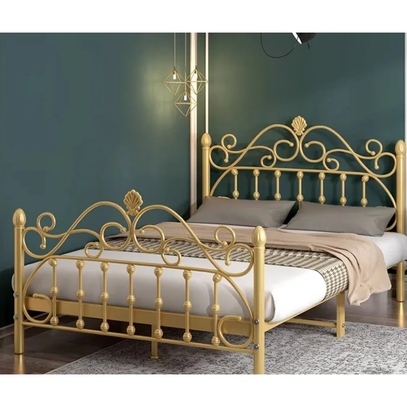 Wrought iron bed European minimalist modern princess bed ins Internet celebrity children and girls single double 1.5 1.8 meters
Wrought iron bed European minimalist modern princess bed ins Internet celebrity children and girls single double 1.5 1.8 meters