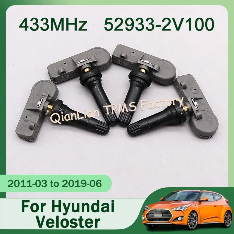 1/4 шт. 52933-2V100 529332V100 датчики TPMS для Hyundai Veloster 2011-2019 433 МГц система контроля давления в шинах
1/4 шт. 52933-2V100 529332V100 датчики TPMS для Hyundai Veloster 2011-2019 433 МГц система контроля давления в шинах