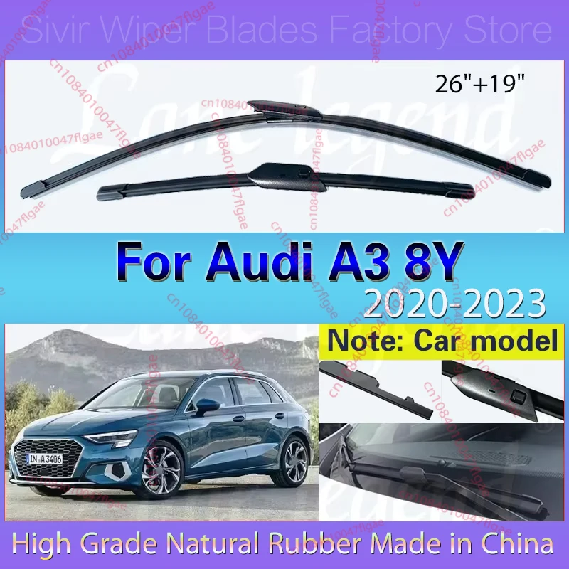 For Audi A3 8Y 2020 2021 2022 2023 S3 RS3 Accessories Windshield Windscreen Wipers Blade Car Front Window High Quality 26"+19"
For Audi A3 8Y 2020 2021 2022 2023 S3 RS3 Accessories Windshield Windscreen Wipers Blade Car Front Window High Quality 26"+19"