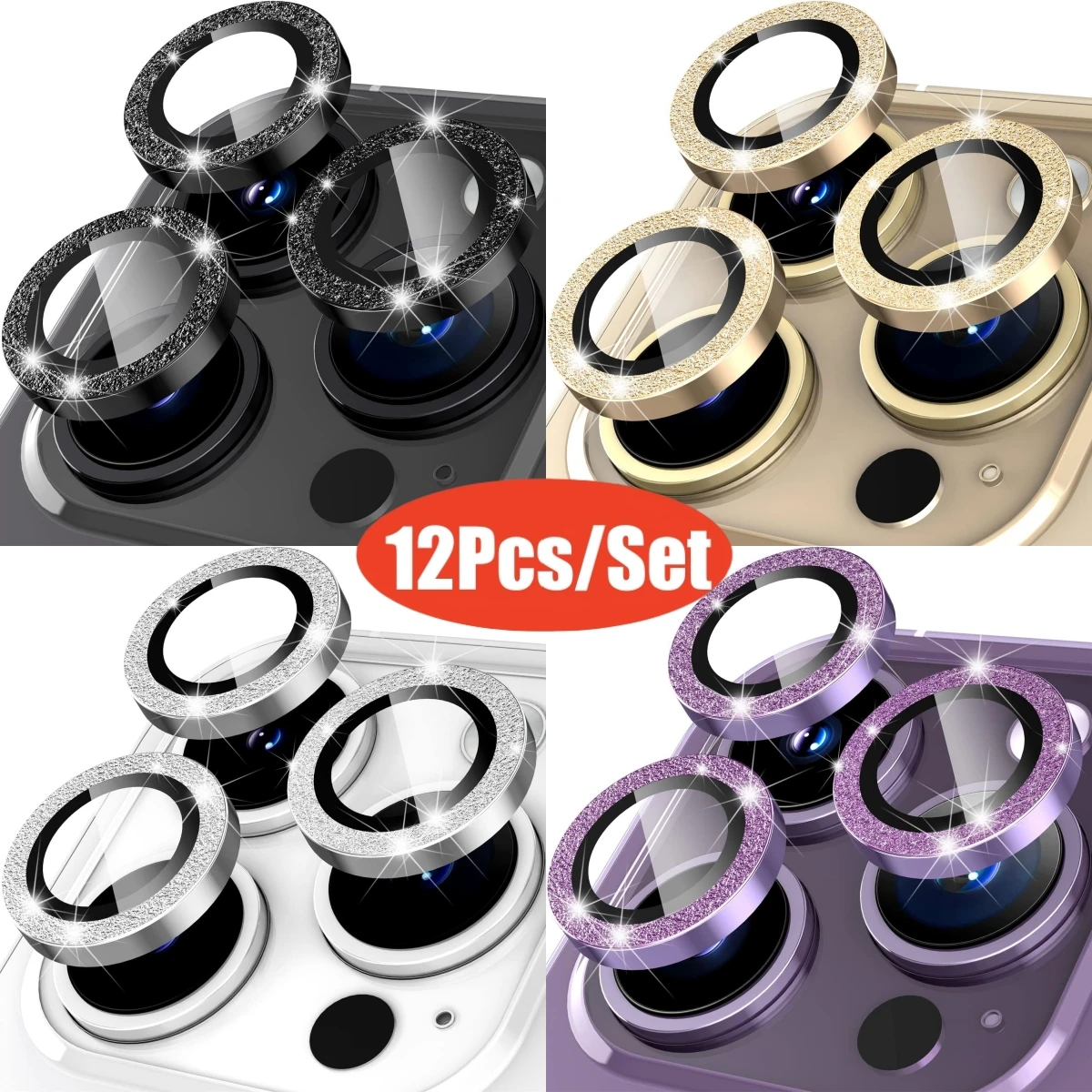 12Pcs Camera Lens Protector For IPhone 17 Pro Max 17Pro Protective Glass for IPhone 16PRO 15PRO 13 12 ProMax Camera Lens Glass
12Pcs Camera Lens Protector For IPhone 17 Pro Max 17Pro Protective Glass for IPhone 16PRO 15PRO 13 12 ProMax Camera Lens Glass