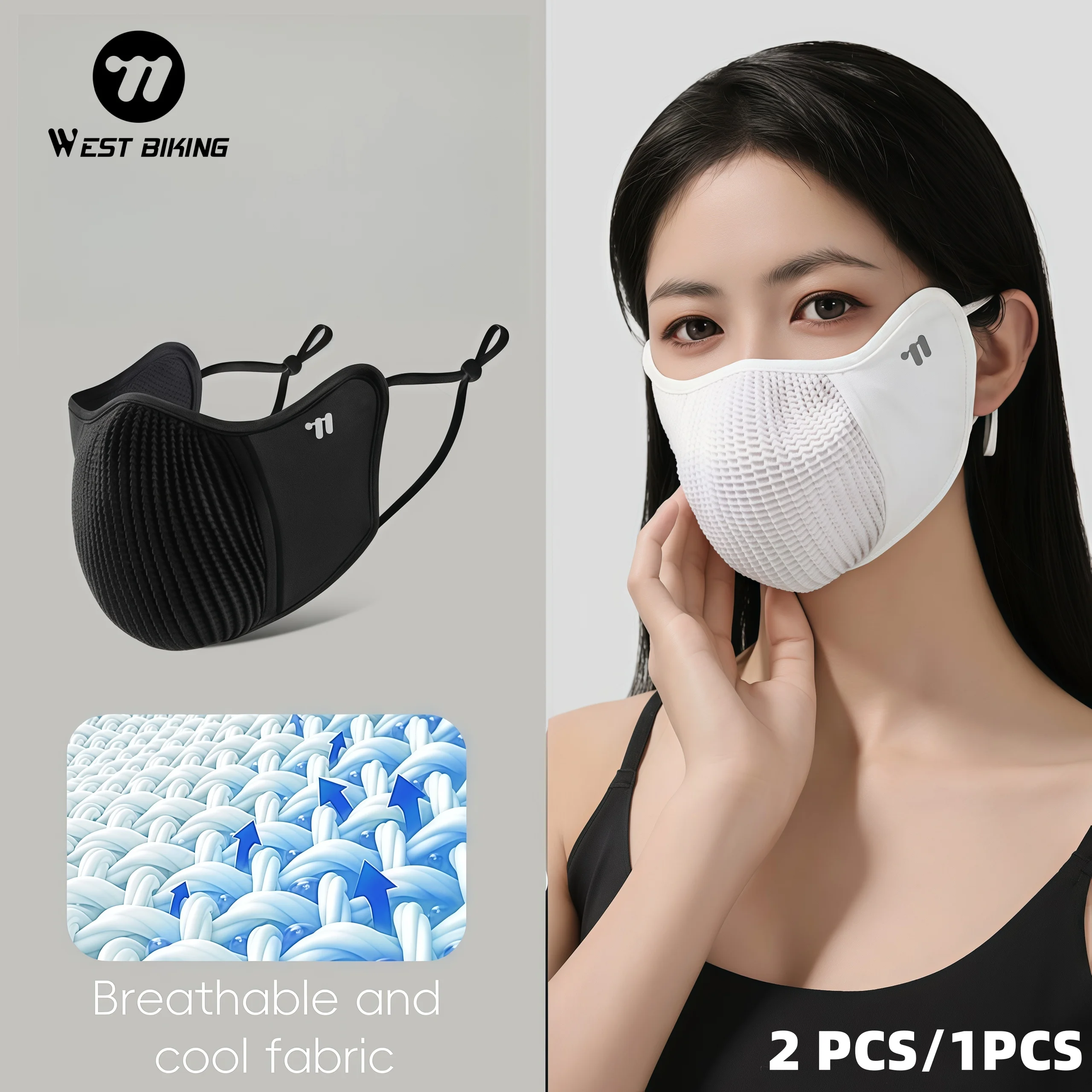 WEST BIKING Ice Silk Face Mask Uv Sun Protection Summer Adjustable Breathable Men Women Outdoor Running Cycling Sports Mask
WEST BIKING Ice Silk Face Mask Uv Sun Protection Summer Adjustable Breathable Men Women Outdoor Running Cycling Sports Mask