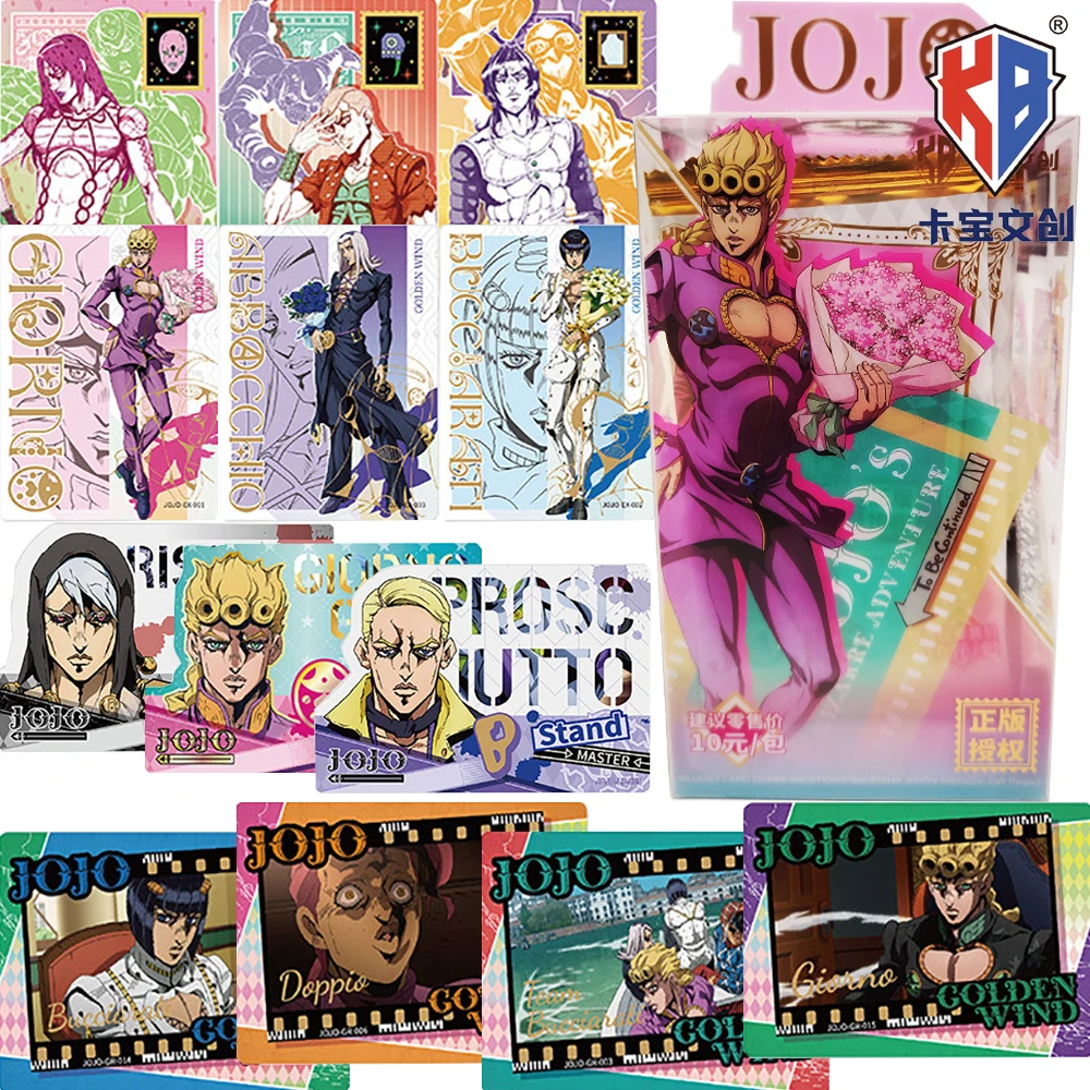 Kabao Original JoJo's Bizarre Adventure Anime Hobby Collection Cards Giorno Giovanna Q-version Cartoon Character Cards Kid Gift
Kabao Original JoJo's Bizarre Adventure Anime Hobby Collection Cards Giorno Giovanna Q-version Cartoon Character Cards Kid Gift