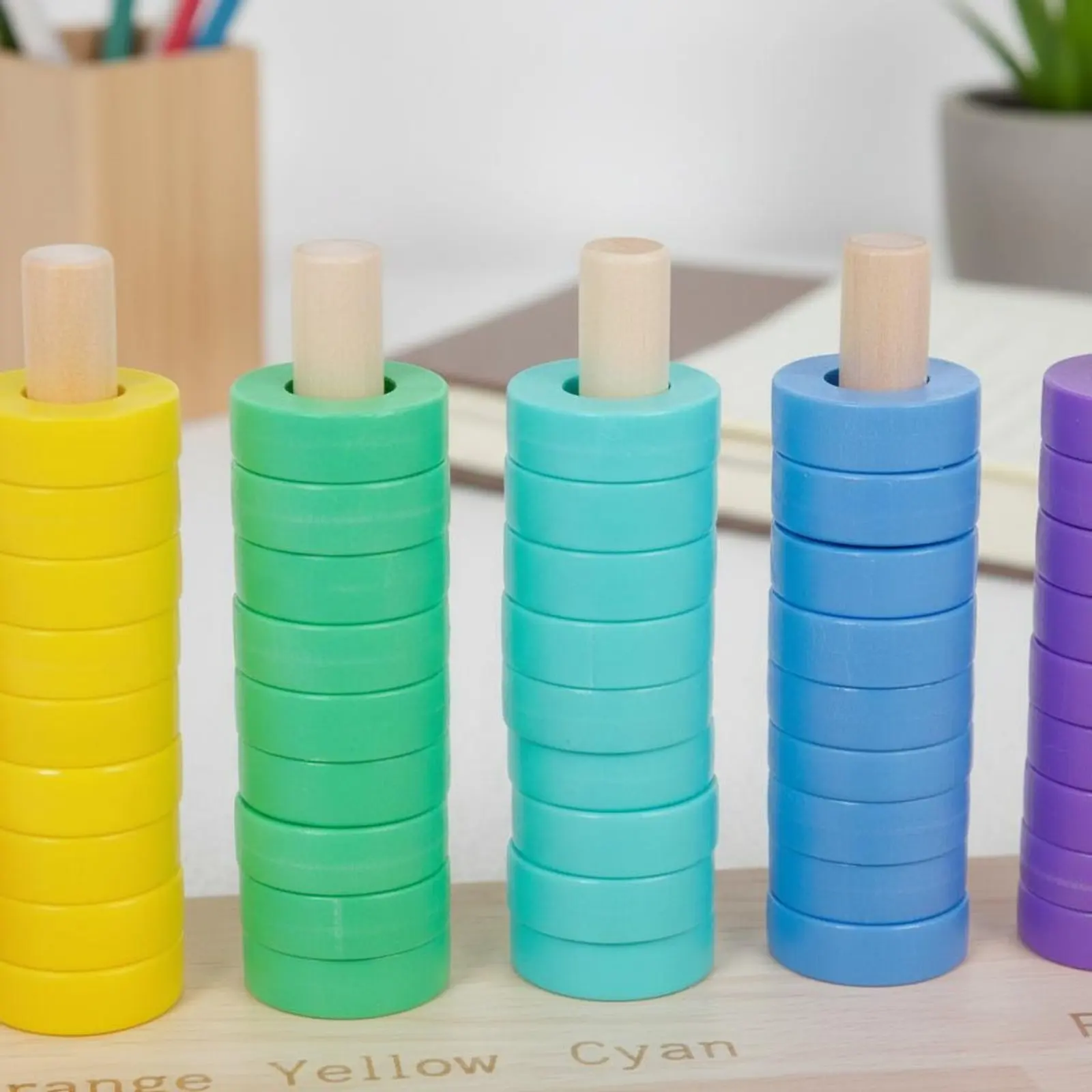 70 Pieces Color Sorting Assembling Toy Learn Through Play Color Sorting Toy Rainbow Assembling Rings Even Edges for Daycare
70 Pieces Color Sorting Assembling Toy Learn Through Play Color Sorting Toy Rainbow Assembling Rings Even Edges for Daycare