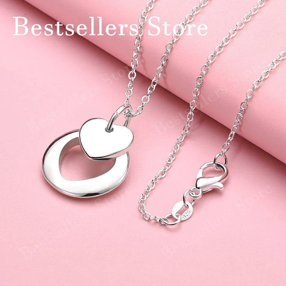 Изысканное колье-подвеска в форме сердца из стерлингового серебра 925 пробы, длина 16-30 дюймов, женские ювелирные аксессуары, модные свадебные подарки
Изысканное колье-подвеска в форме сердца из стерлингового серебра 925 пробы, длина 16-30 дюймов, женские ювелирные аксессуары, модные свадебные подарки