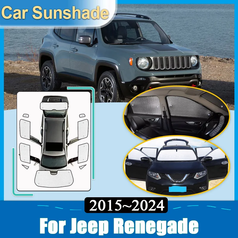 For Jeep Renegade 2017 2015~2024 Car Full Coverage Sunshades Reflector Shade Visor Heat insulation Windshield Cover Accessories
For Jeep Renegade 2017 2015~2024 Car Full Coverage Sunshades Reflector Shade Visor Heat insulation Windshield Cover Accessories