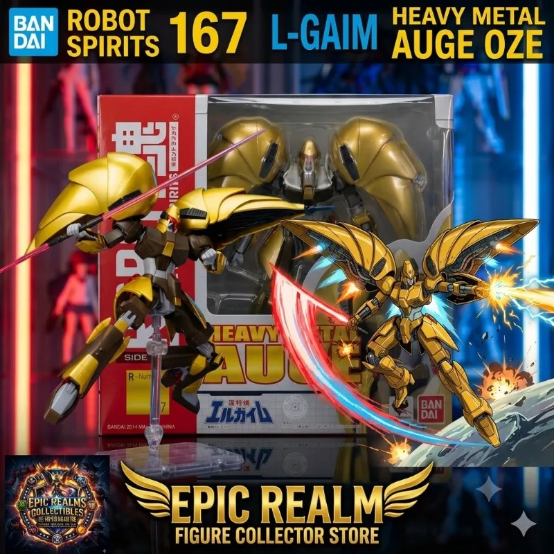 Original Bandai The Robot Spirits 167 Heavy Metal L-Gaim Auge Action Figure Robot Damashii Anime Collectible Model Toy
Original Bandai The Robot Spirits 167 Heavy Metal L-Gaim Auge Action Figure Robot Damashii Anime Collectible Model Toy