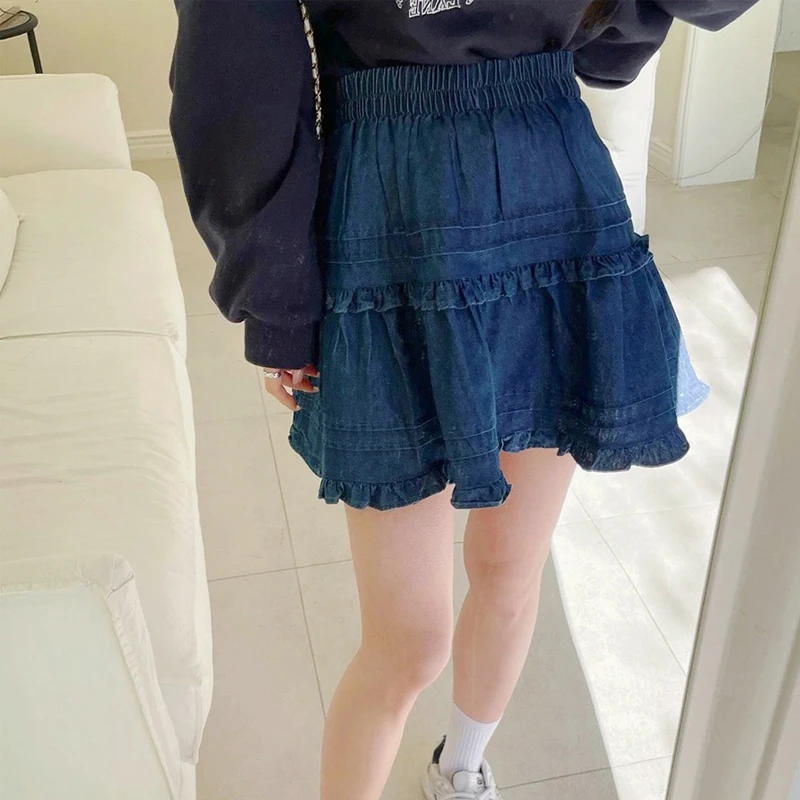 2025 New Arrival Women Summer Cute Denim Cotton Mini Skirts Stretch High Waist A-Line Sexy Short Skirts Faldas Femme Streetwear
2025 New Arrival Women Summer Cute Denim Cotton Mini Skirts Stretch High Waist A-Line Sexy Short Skirts Faldas Femme Streetwear