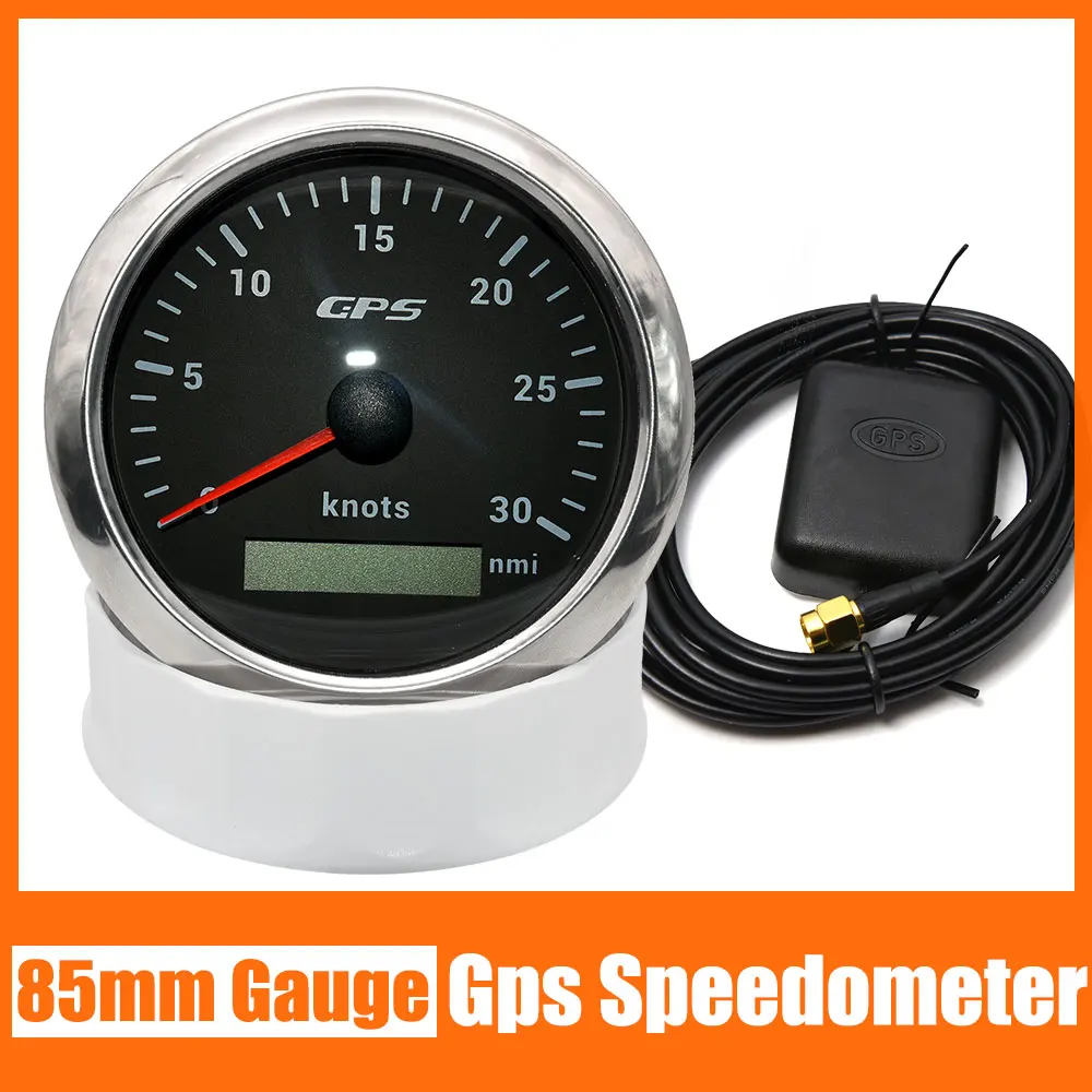 85mm GPS Speedometer With GPS Antenna Sensor 30 60 Knots nmi 7 Colors Baclight For Marine Boat Car Truck Motorcycle Accessories
85mm GPS Speedometer With GPS Antenna Sensor 30 60 Knots nmi 7 Colors Baclight For Marine Boat Car Truck Motorcycle Accessories