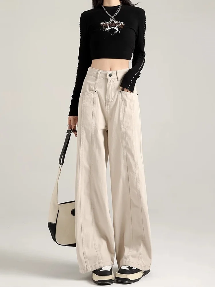 Y2k Pants High Waist Long Wide Leg Pant Women Korean Style Loose Pleated Ladies Trousers Harajuku Apricot Casual Woman Pants
Y2k Pants High Waist Long Wide Leg Pant Women Korean Style Loose Pleated Ladies Trousers Harajuku Apricot Casual Woman Pants