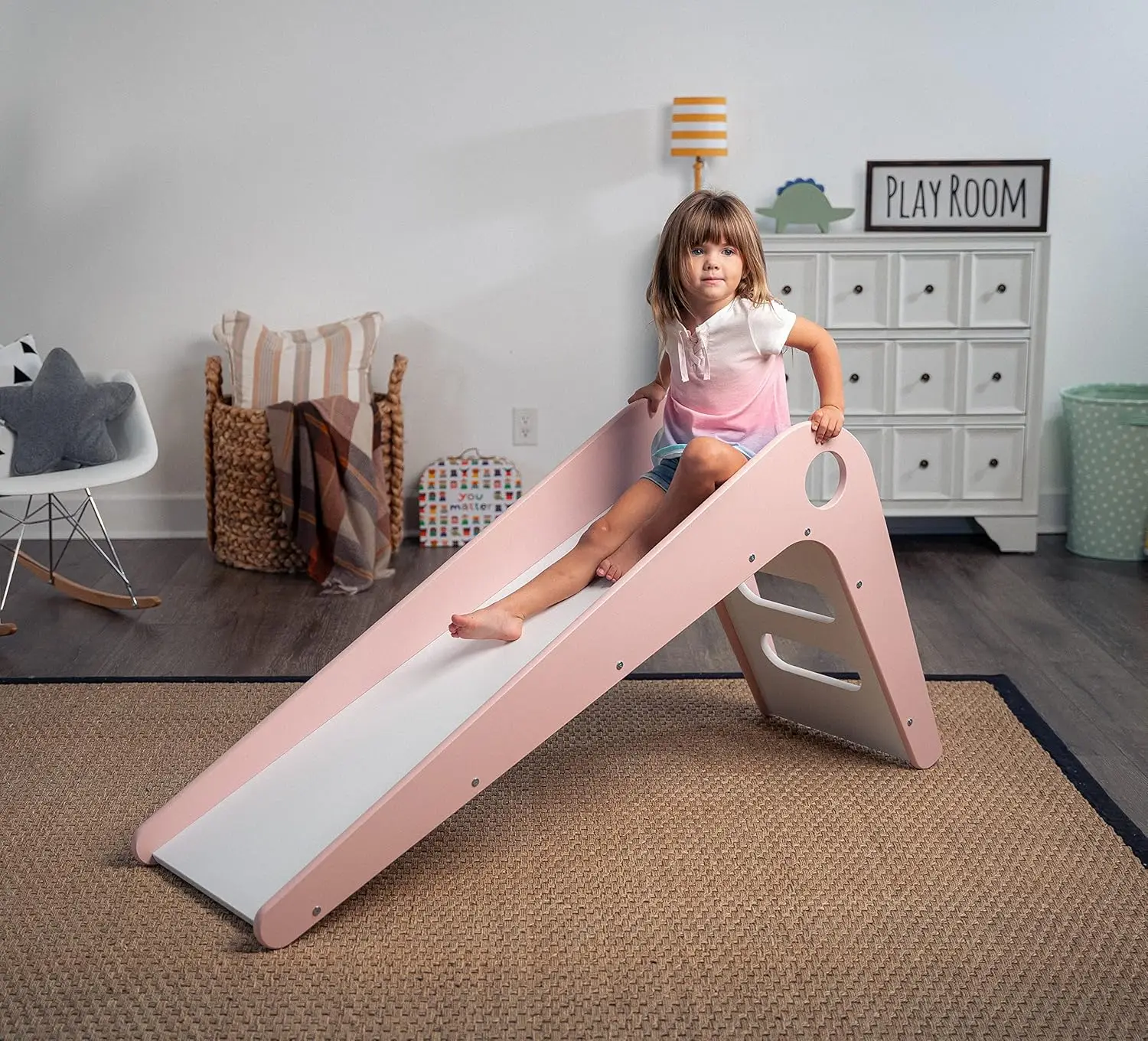 Toddler Playground Wooden Indoor Slide for Kids - Transform Any Living Space Into The Perfect Playroom or Gym. Climbing Wood Sli
Toddler Playground Wooden Indoor Slide for Kids - Transform Any Living Space Into The Perfect Playroom or Gym. Climbing Wood Sli
